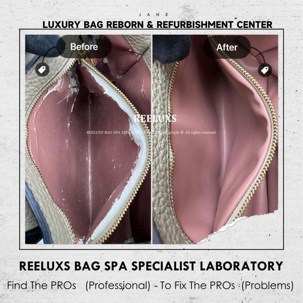 LV Capucines BB Dusty , Interior Leather Oxidation , Peel Off ,… — frame 5
