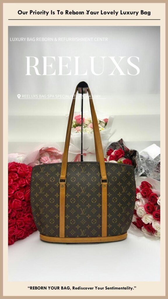 Babylone Monogram Canvas Tote Bag Inner Peel Off & Oxidation Replacement I… — frame 6