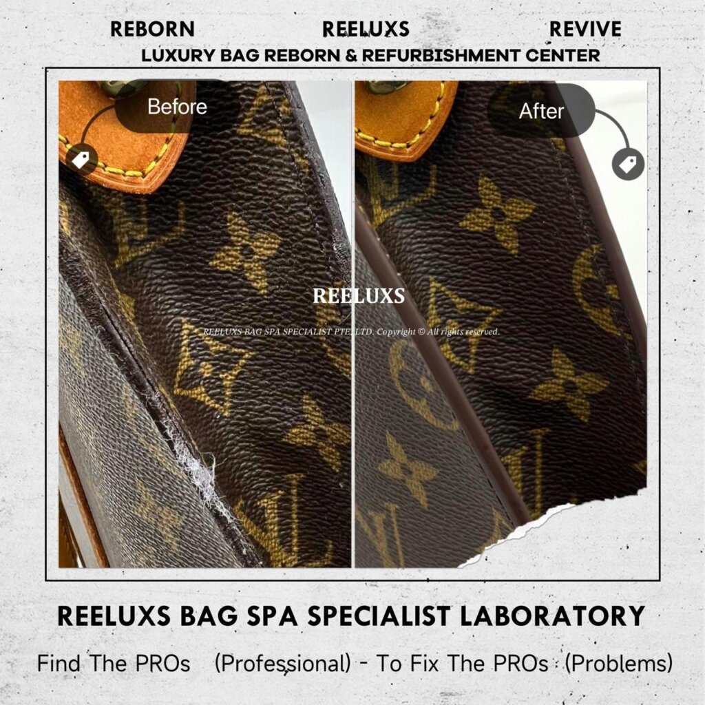 Babylone Monogram Canvas Tote Bag Inner Peel Off & Oxidation Replacement I… — frame 5