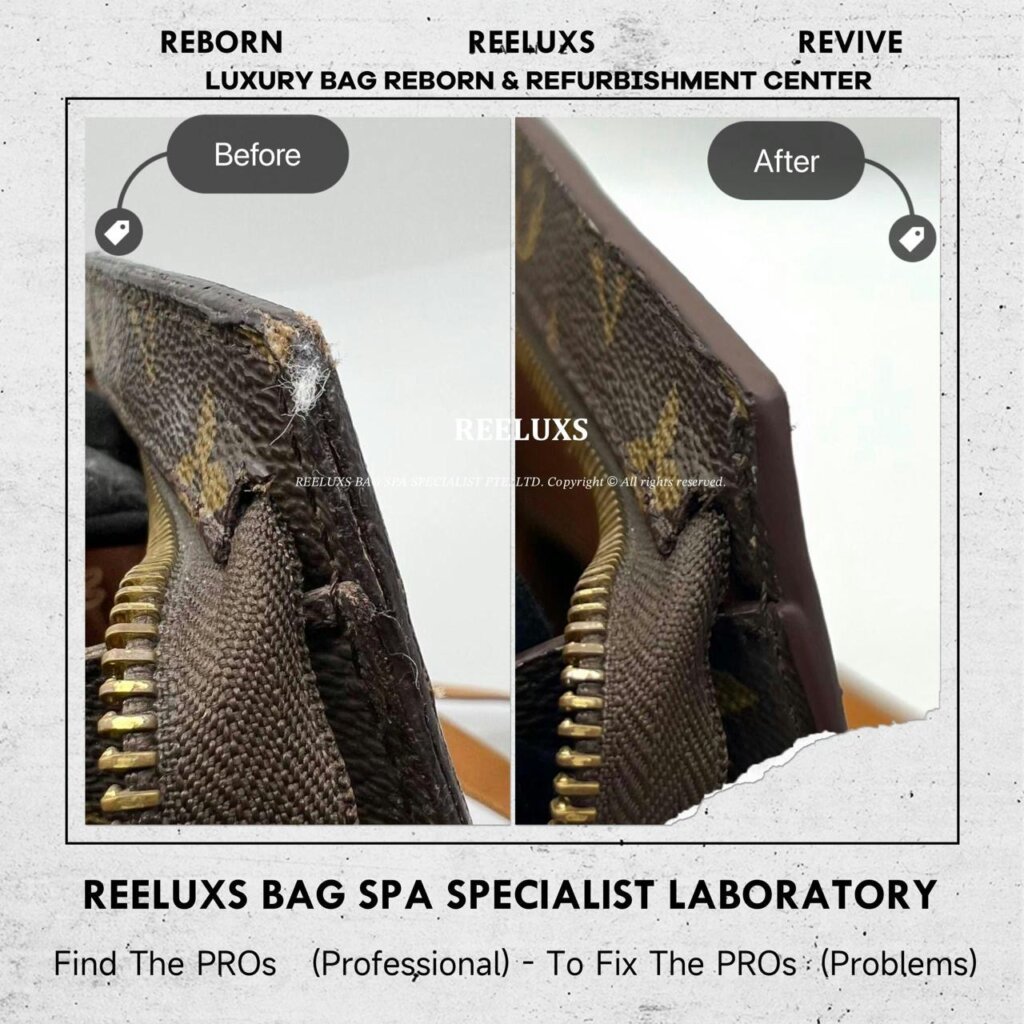 Babylone Monogram Canvas Tote Bag Inner Peel Off & Oxidation Replacement I… — frame 4