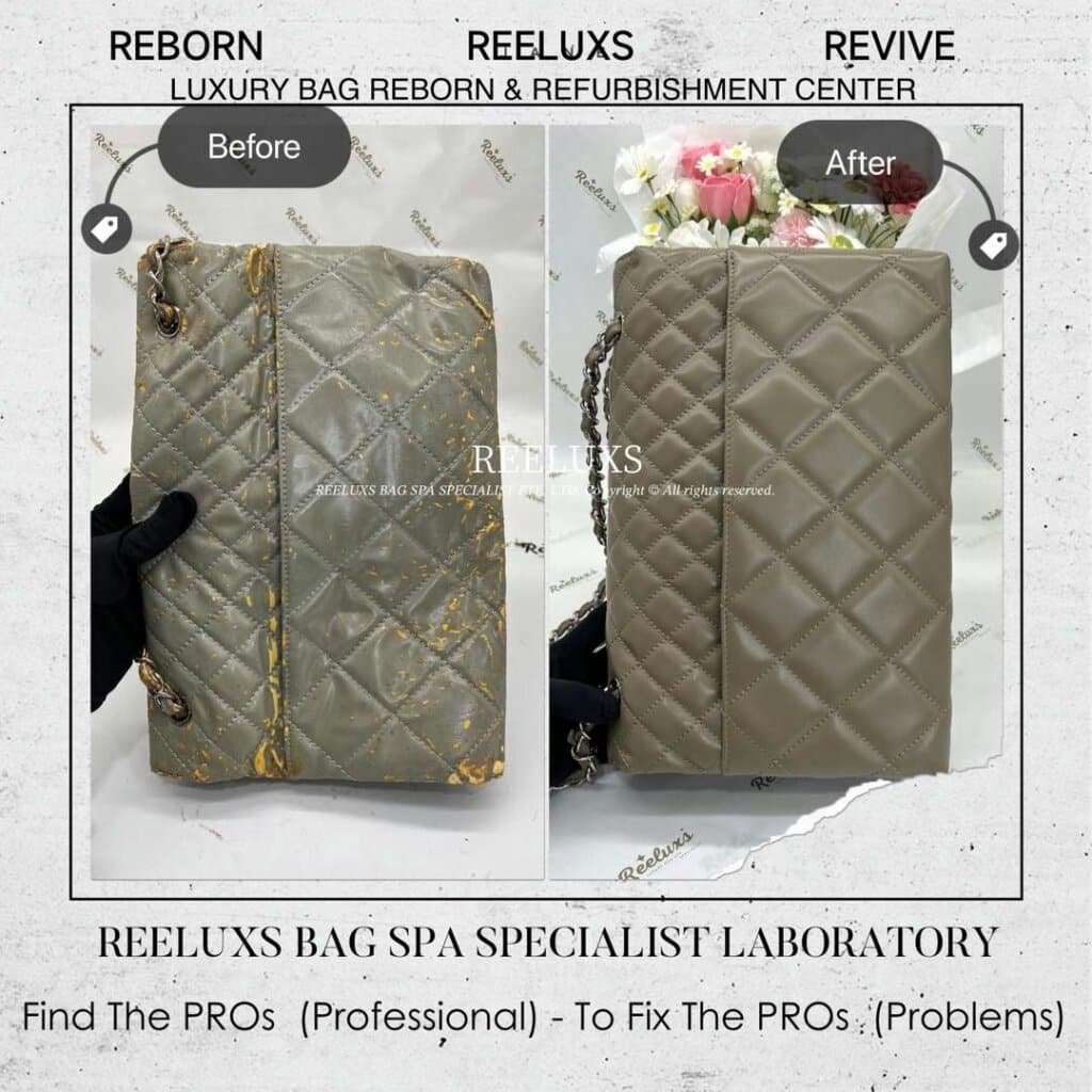 ”In The Business” Flap Bag Leather Cracked, Broken & Peel Off Oxidation… — frame 5