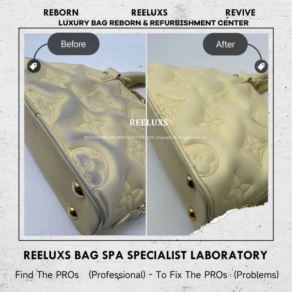 Alma BB Bag Heavy Color Transfer Problem Refurbishment | REELUXS — frame 1