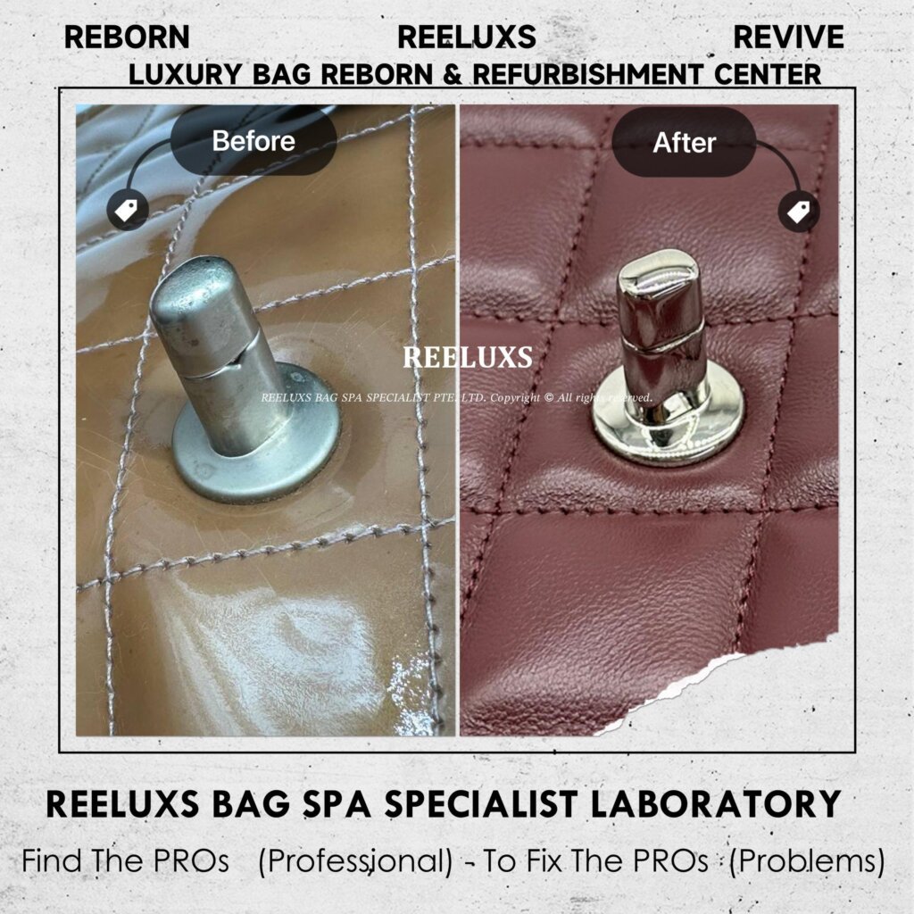 Classic Flap Patent Leather Bag Patent Crack Oxidation Customized To Lambskin Leather — frame 11