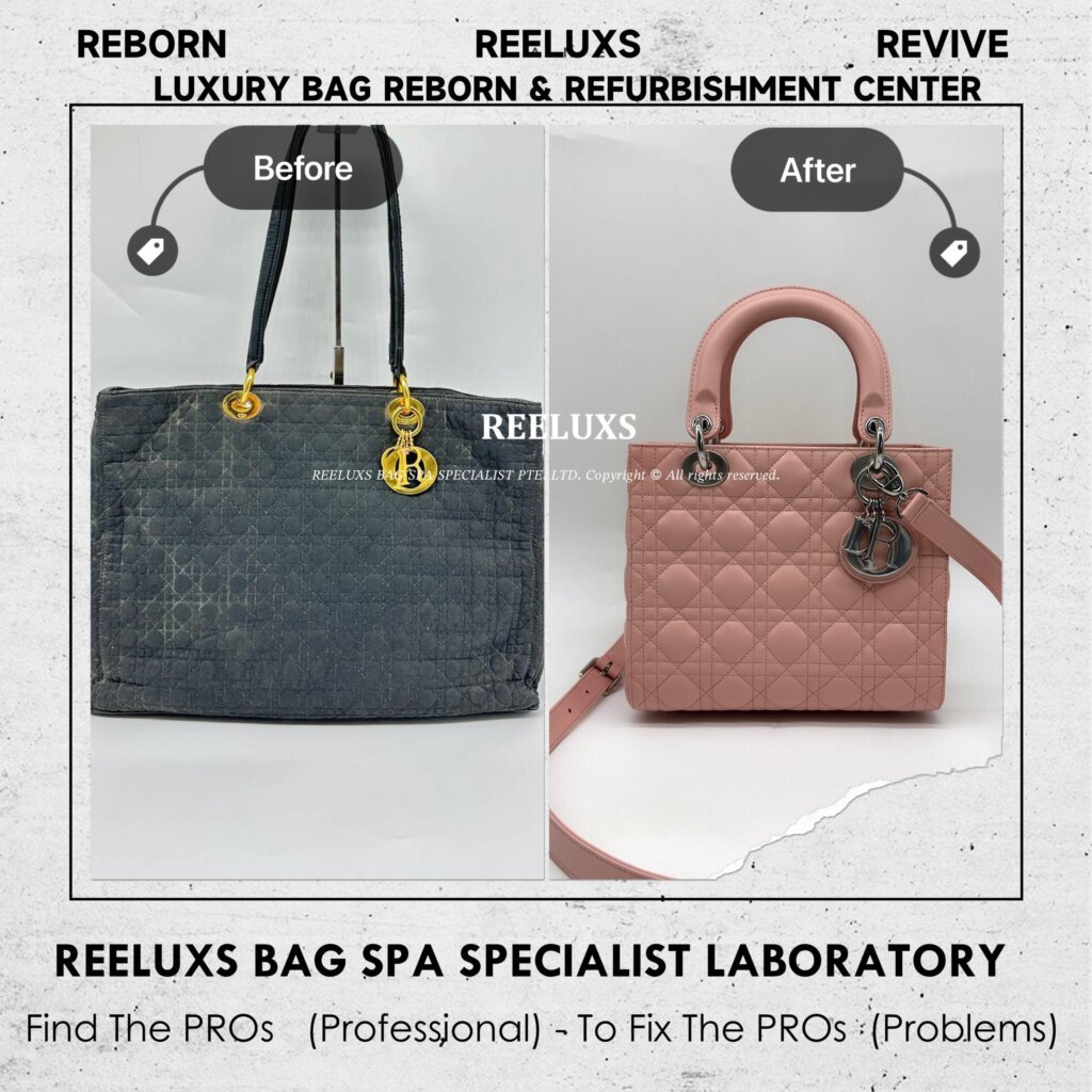 “DIOR Vintage Handbag Mold Problem Customized To Medium Lady Size Refurbishment “ — frame 3