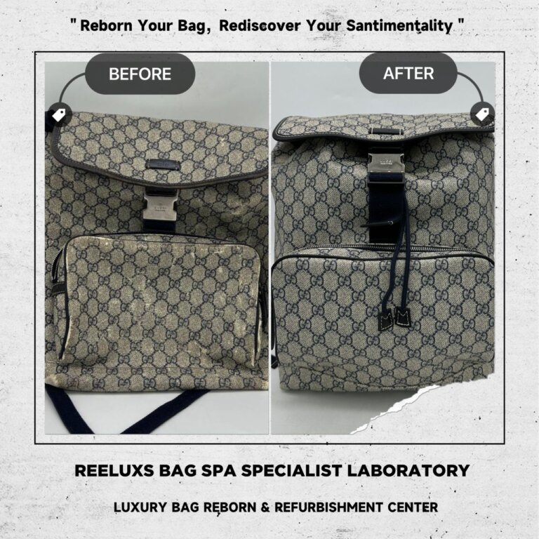 Gucci Backpack Canvas Oxiation Refurbishment