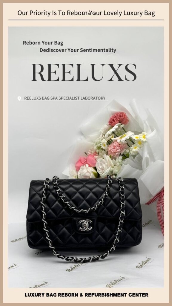 Medium Classic Double Flap Patent Leather Bag Patent Crunchy & Mold Oxidation… — frame 2