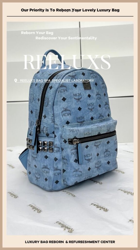 Stark Visetos Backpack Leather Leather Crack Leather Puller Damage Replacement & Inner… — frame 10
