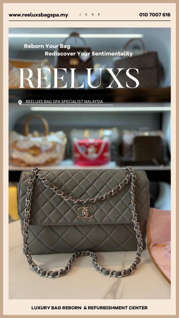 Flap Bag Leather Cracked, Broken & Damaged Oxidation Refurbishment ✨ — frame 9