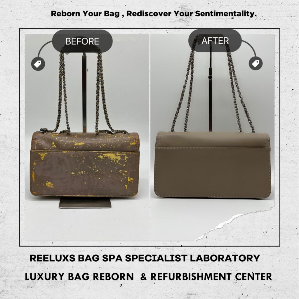 Mauve Patent Lipstick CC Patent Leather Sticky Melted Oxidation Customized To Lambskin — frame 3