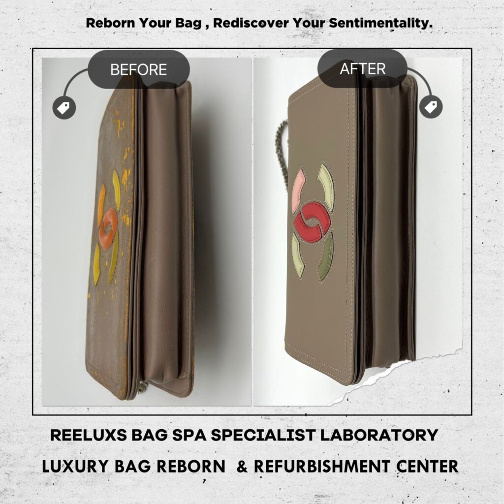 Mauve Patent Lipstick CC Patent Leather Sticky Melted Oxidation Customized To Lambskin — frame 9