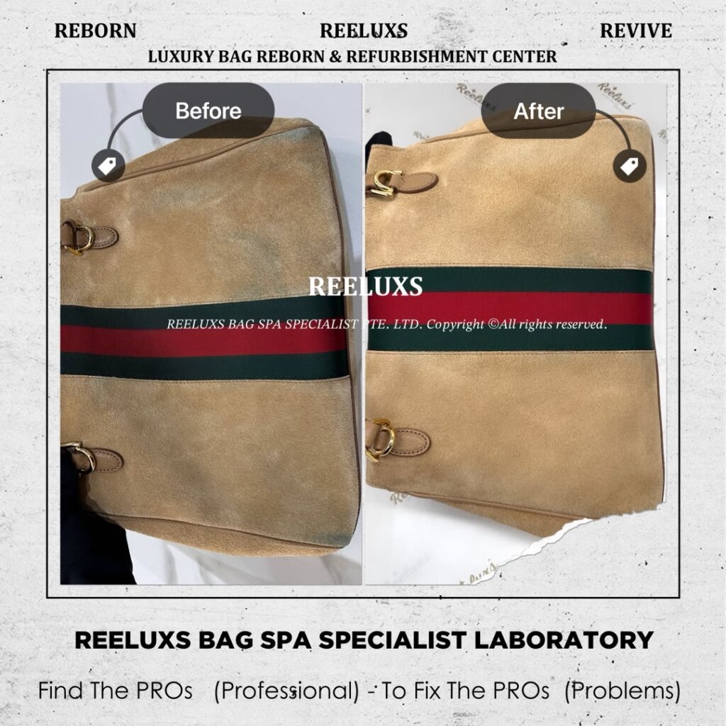 Ophidia Suede Shoulder Bag Suede Color Transfer Problem Deep Nano Suede — frame 1