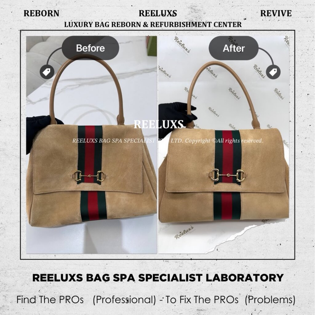 Ophidia Suede Shoulder Bag Suede Color Transfer Problem Deep Nano Suede — frame 6