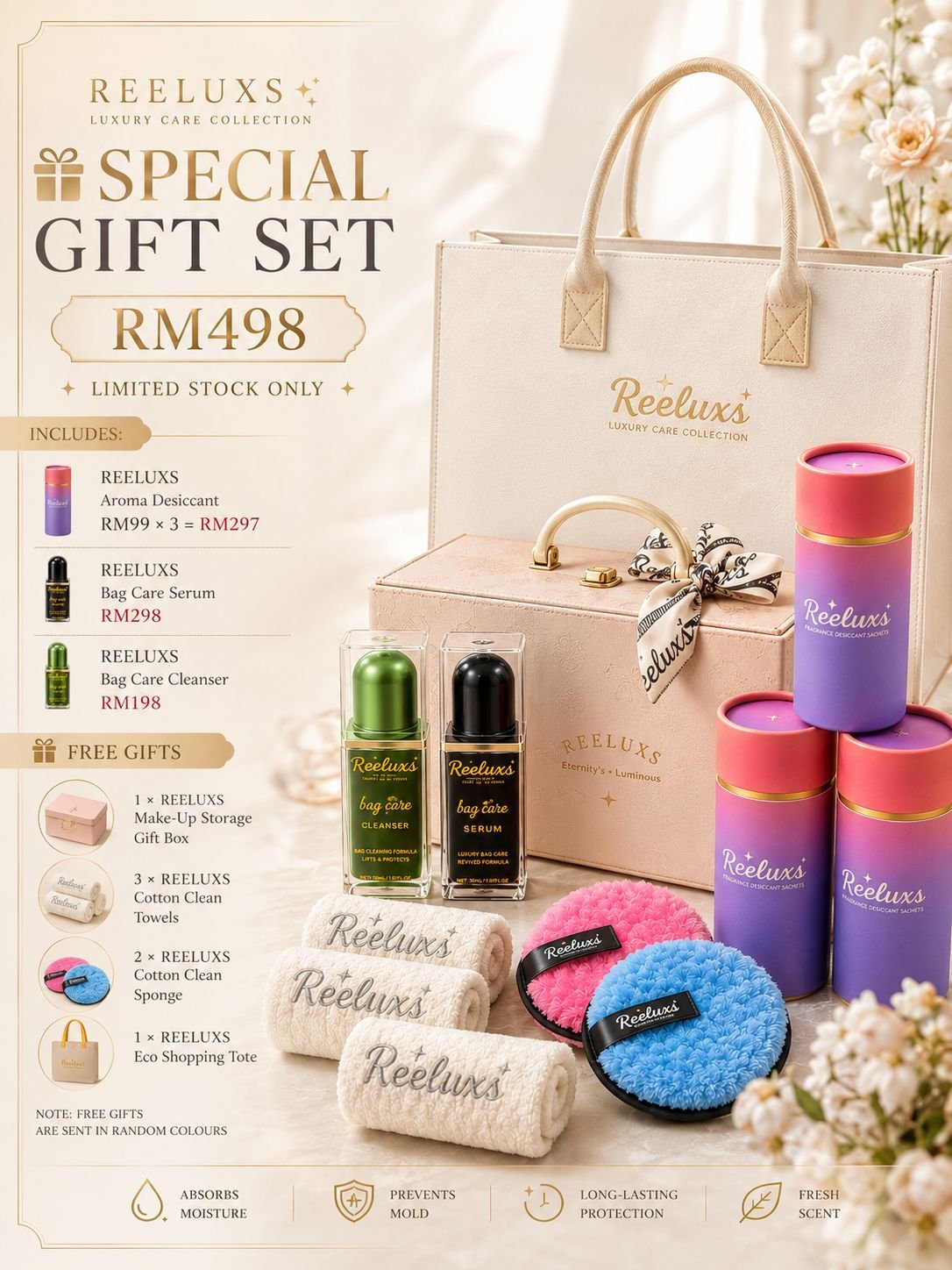 REELUXS Fragrance Desiccant Sachets β Luxury Care for Your Precious Belongings 12 REELUXS Fragrance Desiccant Sachets β Luxury Care for Your Precious Belongings - Image 12