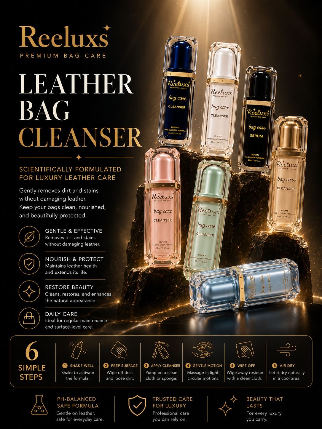 REELUXS Leather Bag Cleanser 3 REELUXS Leather Bag Cleanser - Image 3