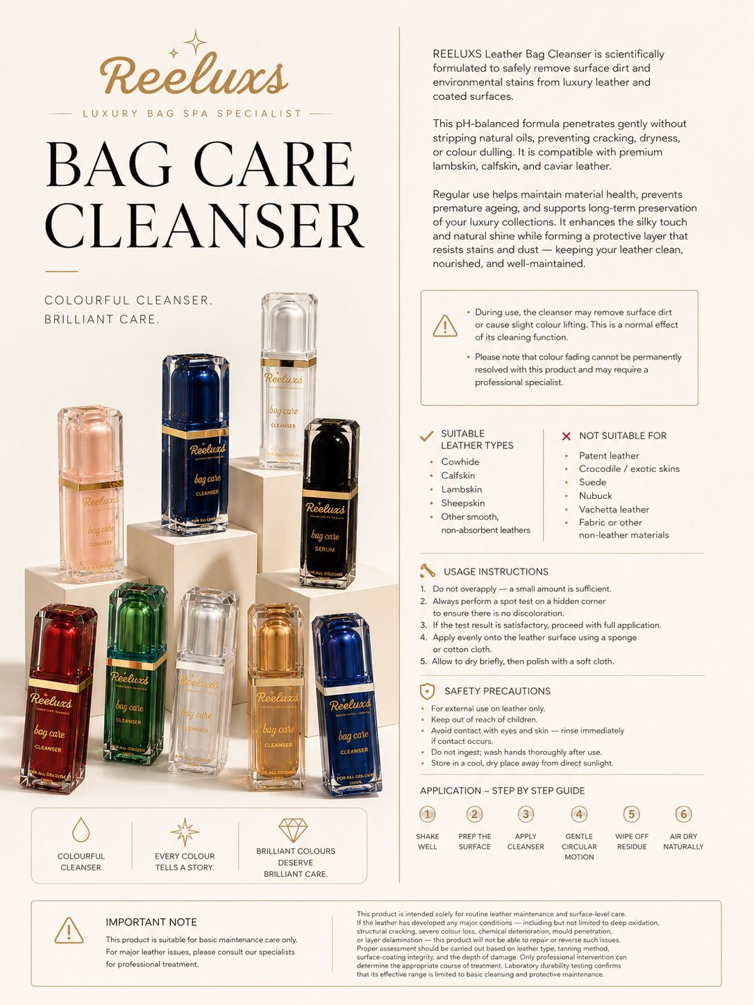 REELUXS Leather Bag Cleanser 13 REELUXS Leather Bag Cleanser - Image 13