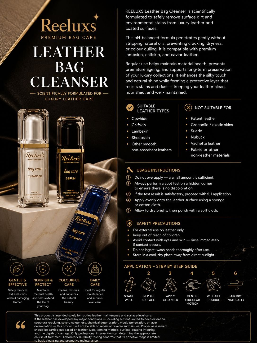 REELUXS Leather Bag Cleanser 15 REELUXS Leather Bag Cleanser - Image 15