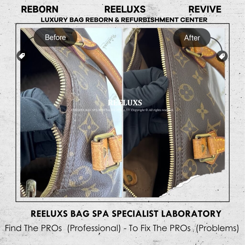 Speedy Bandouliere Monogram Canvas Bag Zip Fabric Broken — frame 3