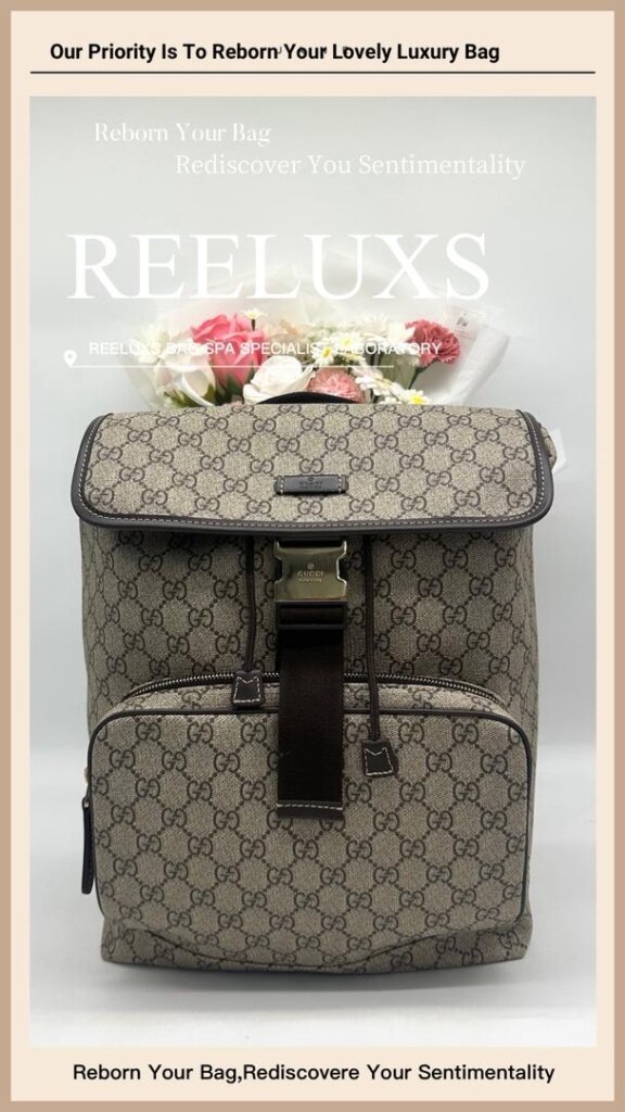 Backpack Canvas Oxidation & Leather Broken — frame 10