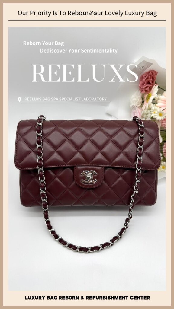 Classic Flap Patent Leather Bag Patent Crack Oxidation Customized To Lambskin Leather — frame 3