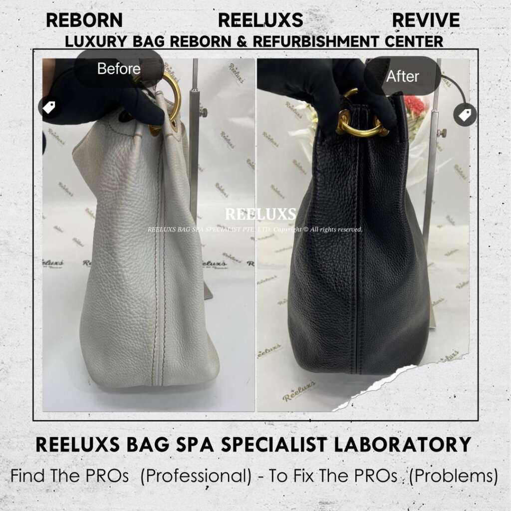 Vitello Daino Leather Hobo Bag Color Transfer Problem & Color Faded Changed… — frame 4
