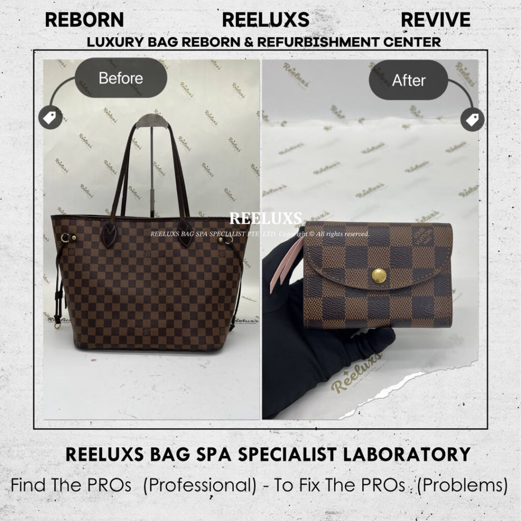 Louis Vuitton Neverfull Tote Bag Customised Into Wallet  Refurbishment | REELUXS