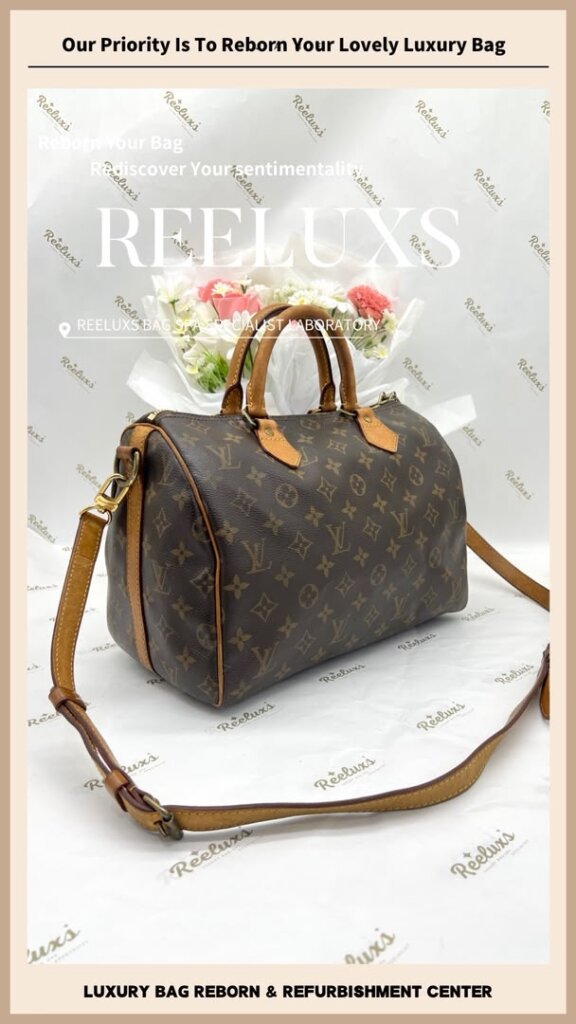 Speedy Bandouliere Monogram Canvas Bag Zip Fabric Broken — frame 4