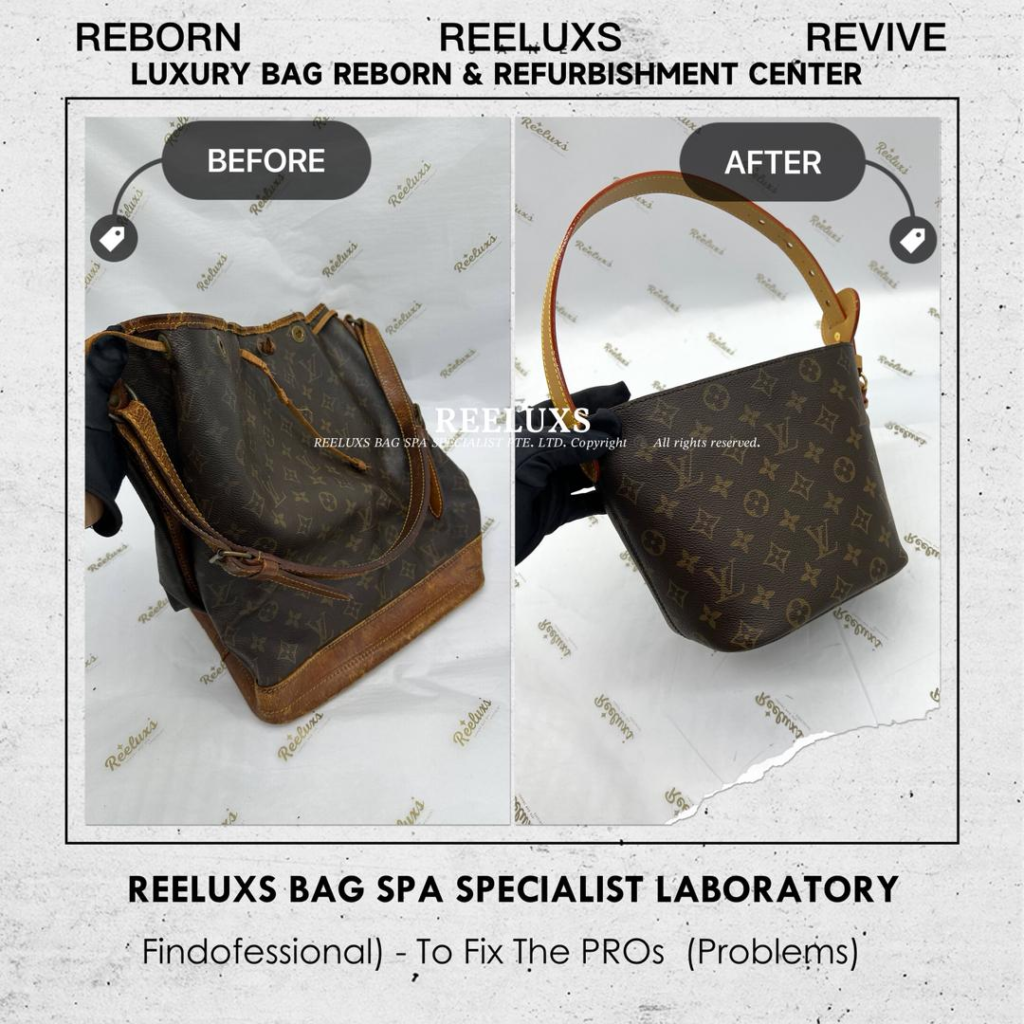 Louis Vuitton Noé Bag Customized to All In BB Monogram Canvas Bucket… — frame 2