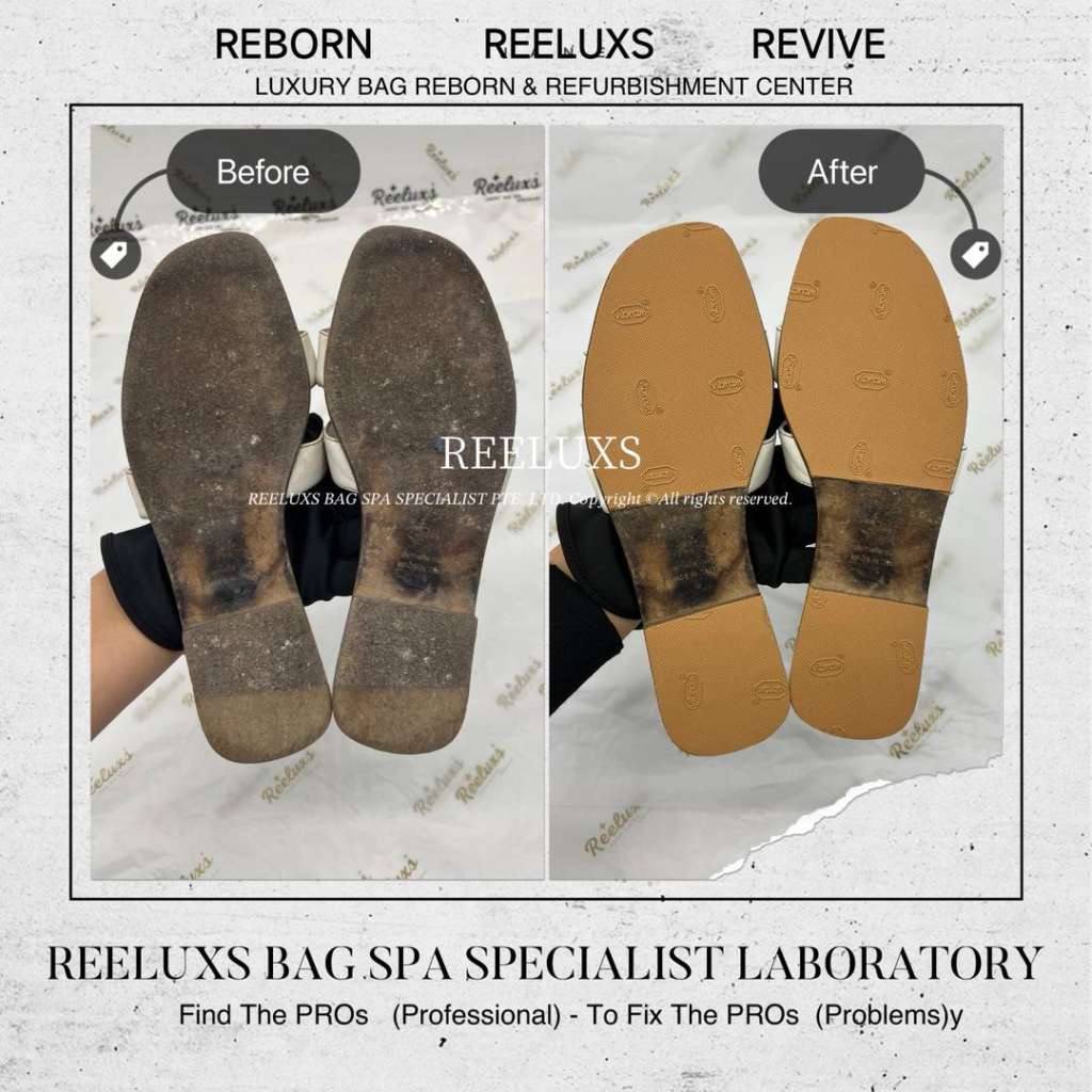Oran Sandals Color Peel Off Damaged Restoration Sole Heavy Wear & Trear… — frame 4
