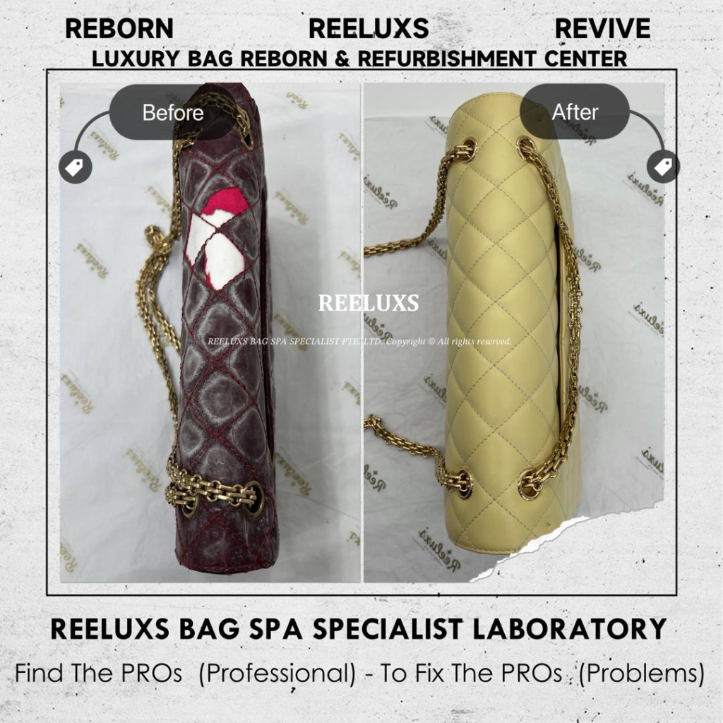 Reissue Patent Flap Bag Patent Mold Damaged Oxidation, Patent Cracked Broken Inner… — frame 2