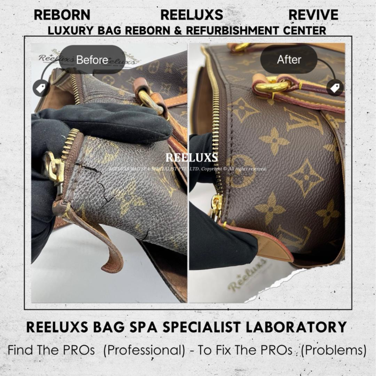 Louis Vuitton Totally PM Monogram Canvas Tote Bag Vachetta Cracked Damaged & Canvas Cracked Broken Refurbishment