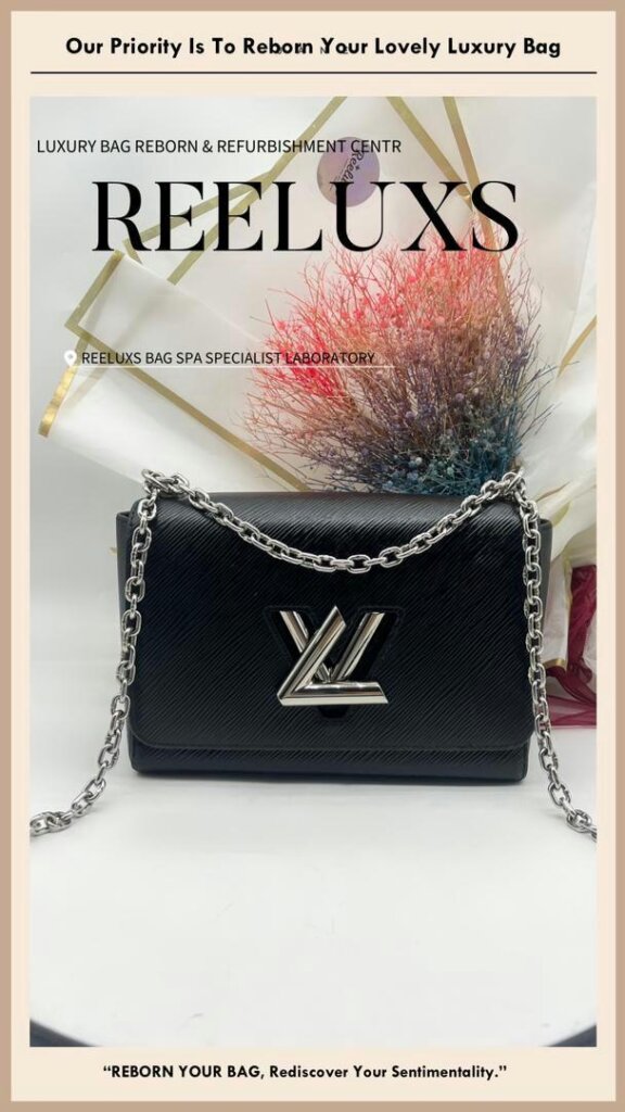 Twist Chain Shoulder Bag Chain Metal Hook Screw Lost Damaged — frame 7