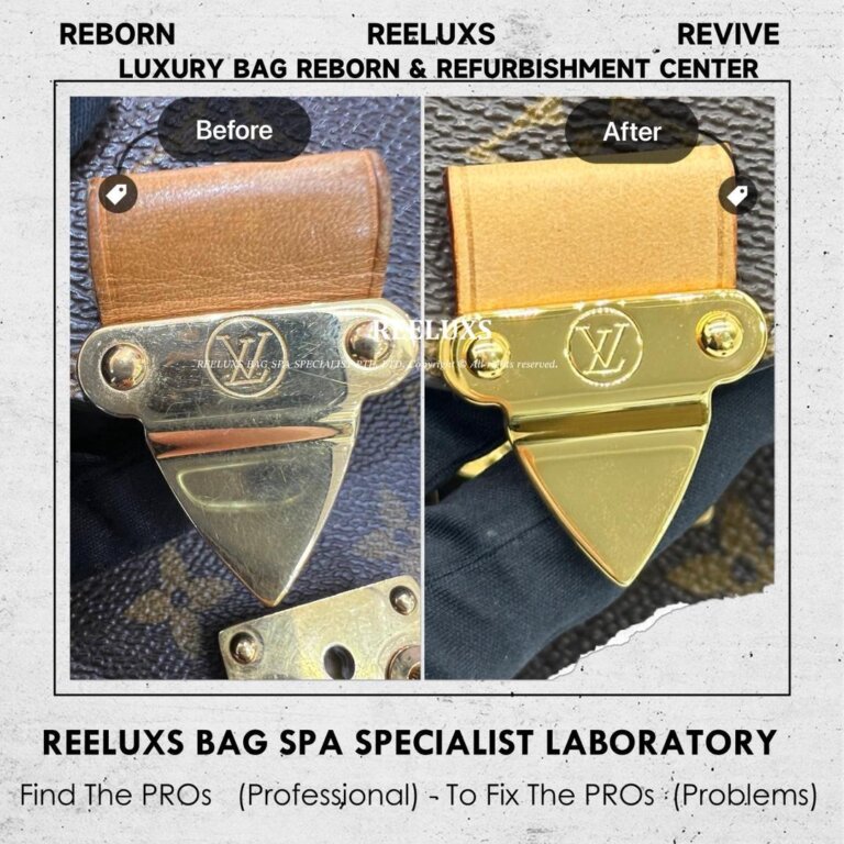 Louis Vuitton Pochette Métis (Monogram Canvas) Vachetta Leather Color Faded Stain Mark Metal Faded Scratches Tarnished Refurbishment