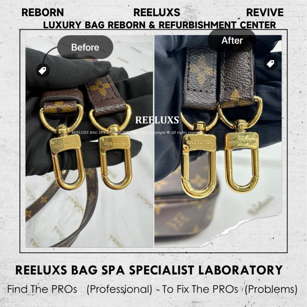 Pochette Métis (Monogram Canvas) Vachetta Leather Color Faded Stain Mark Metal Faded… — frame 4