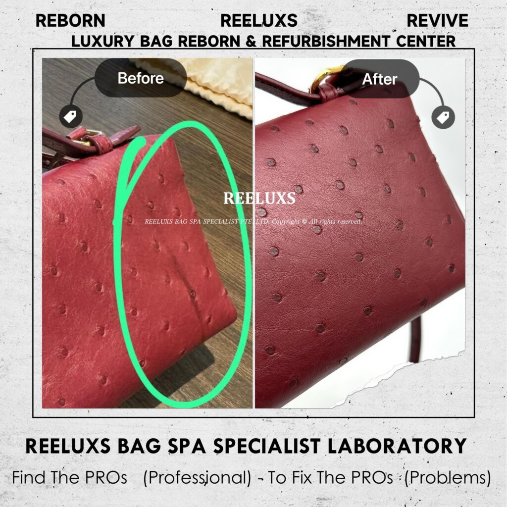 Extra Pocket Bag Corner Peel Off Leather Stain 🫟 Problem — frame 5