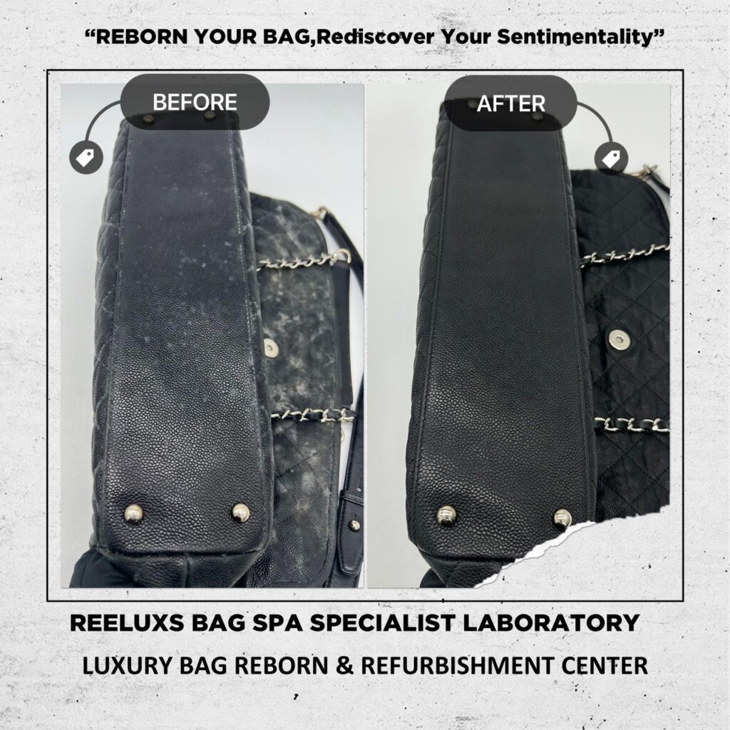 Leather Shoulder Bag Laether Mold Spot Problem Nano Deep Cleaning & Leather… — frame 5
