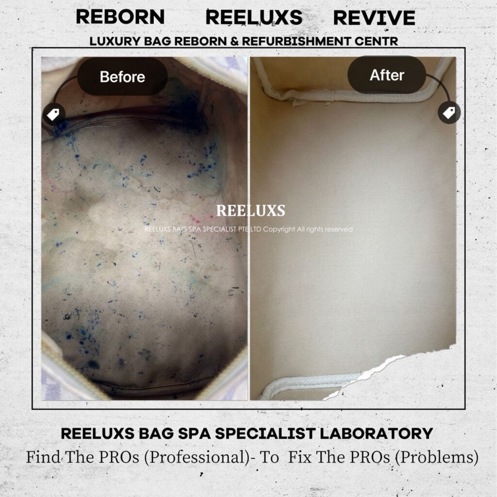Speedy Canvas & Interior Heavy Ink Stain Damaged Vachetta Leather Oxidation Metal… — frame 13