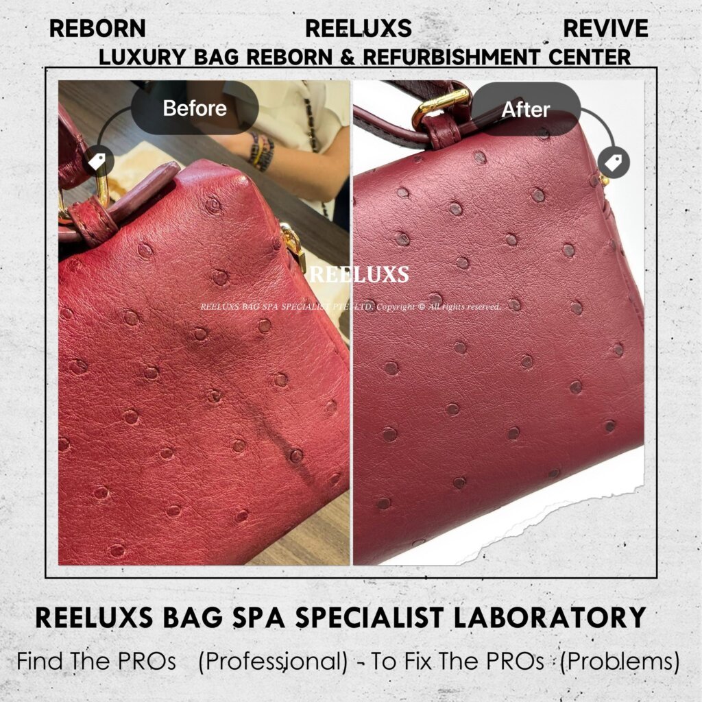 Extra Pocket Bag Corner Peel Off Leather Stain 🫟 Problem — frame 3