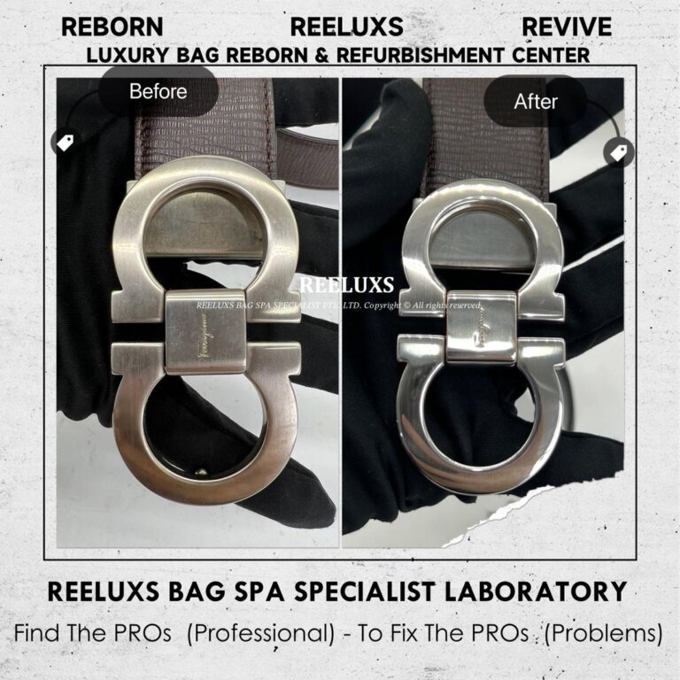 SALVATORE FERRAGAMO Belt Buckle Metal Dullness Polishing | REELUXS