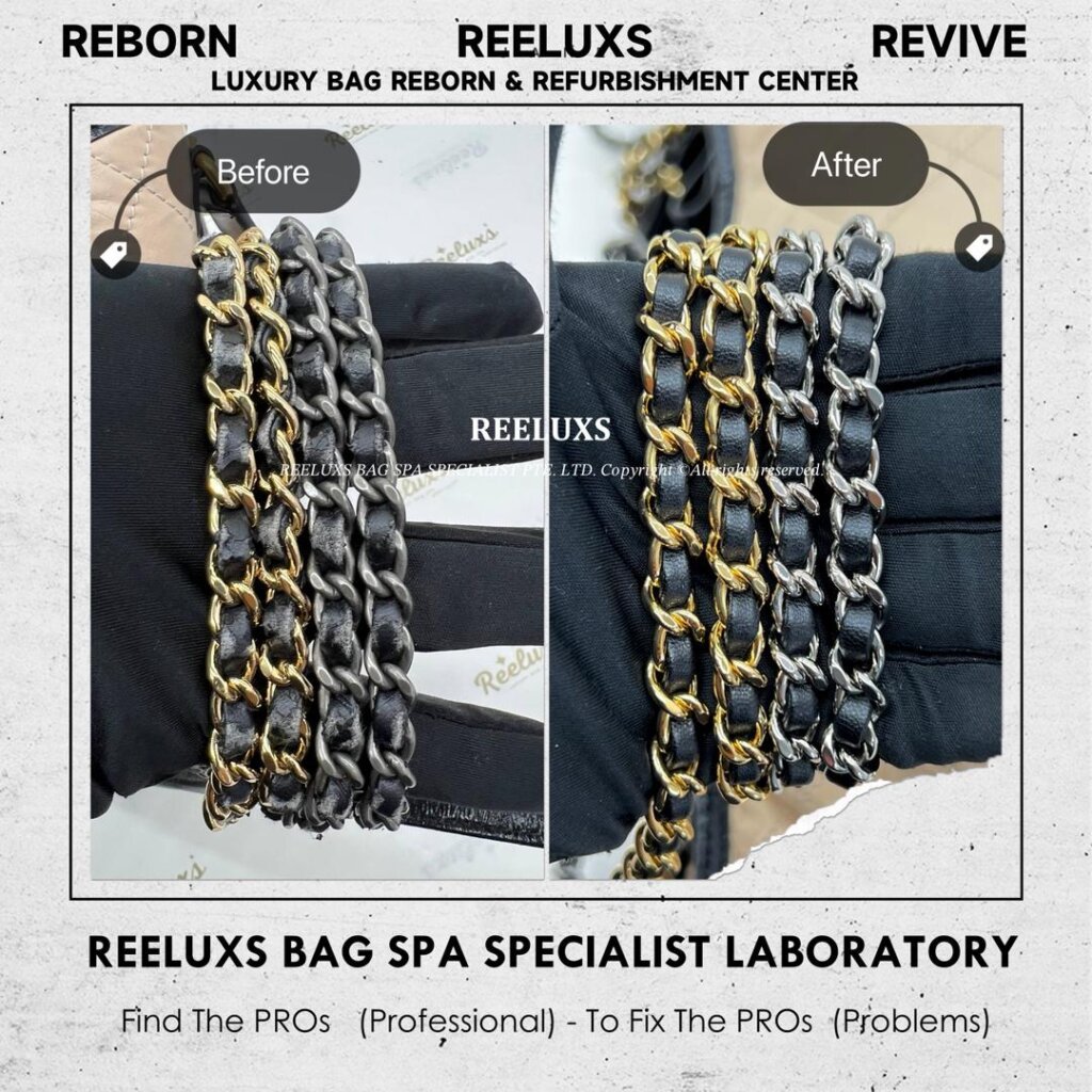 Gabrielle Bag Chain Leather Peel Off Oxidation — frame 2