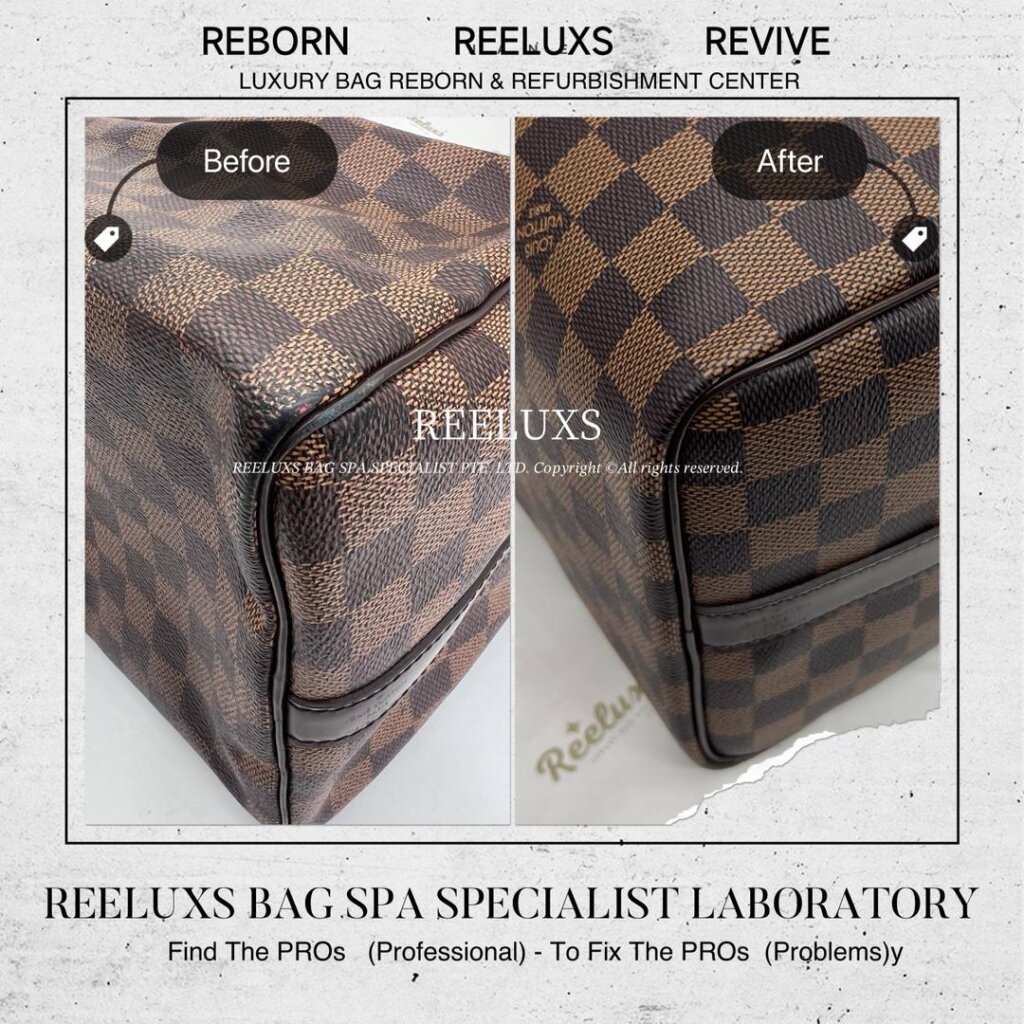 Speedy Damier Eben Zip Damaged Canvas Crack & Broken — frame 2