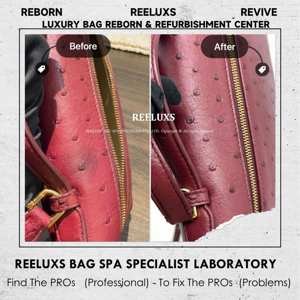 Extra Pocket Bag Corner Peel Off Leather Stain 🫟 Problem — frame 4