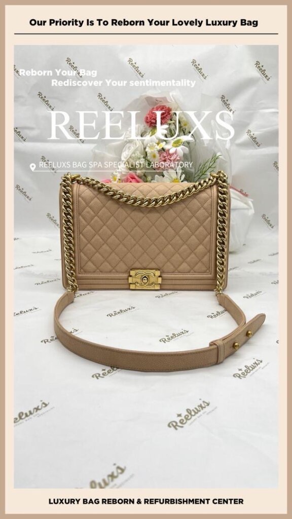 Boy Chanel Quilted Leather Color Transfer Removal & Color Restoration | REELUXS — frame 5