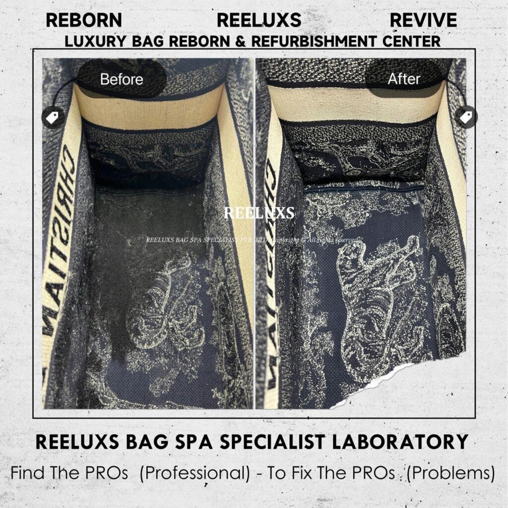Book Tote Bag Charcoal Damage Melted & Stick Problem Refurbishment | REELUXS — frame 5