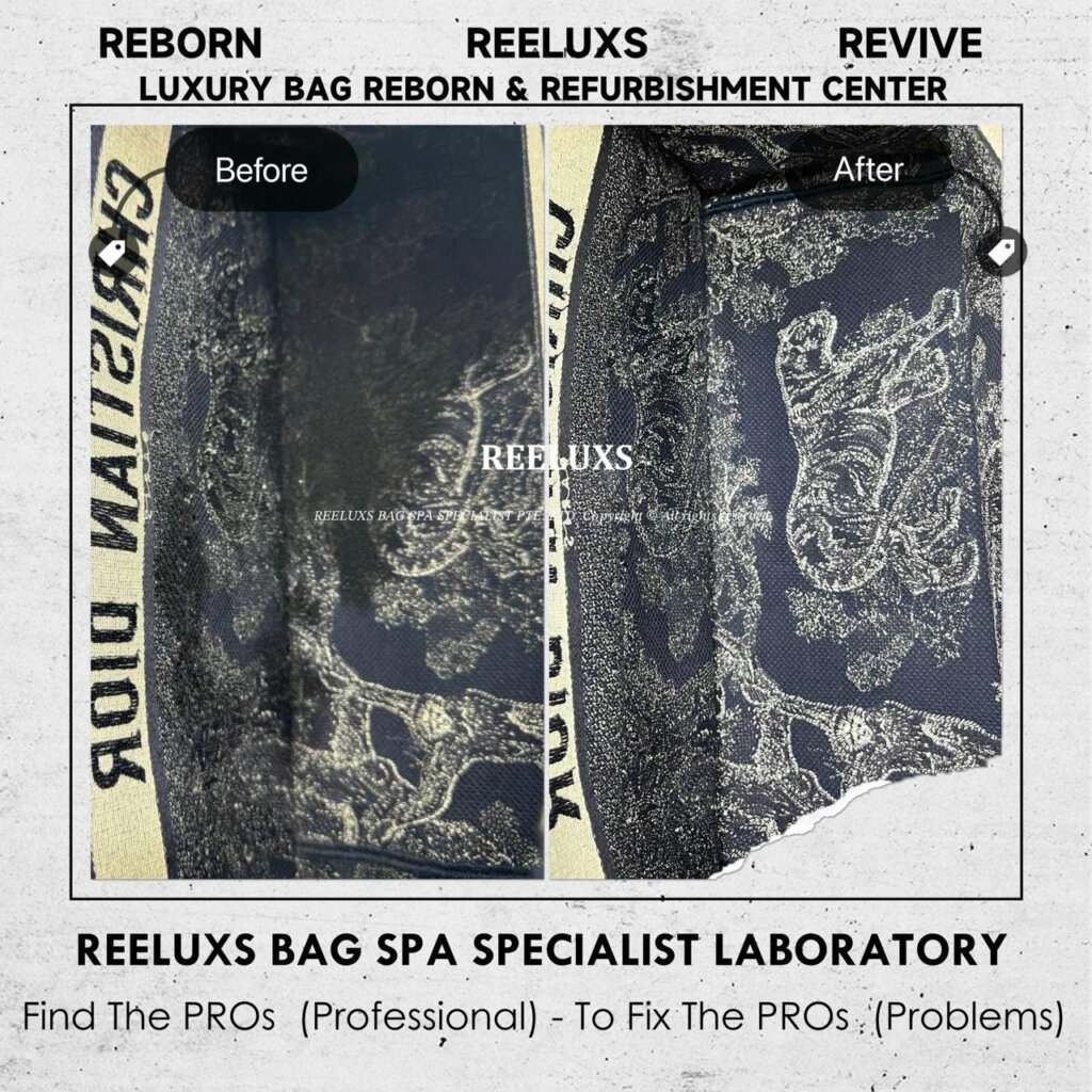 Book Tote Bag Charcoal Damage Melted & Stick Problem Refurbishment | REELUXS — frame 6