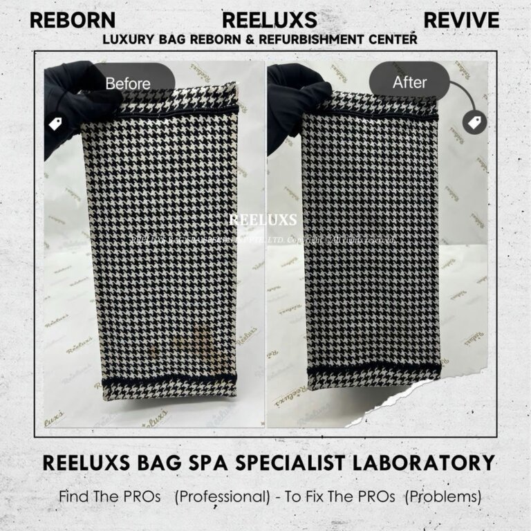 Dior Book Tote Fabric Yellowish Problem & Stain Removal Nano Deep Cleaning Treatment | REELUXS