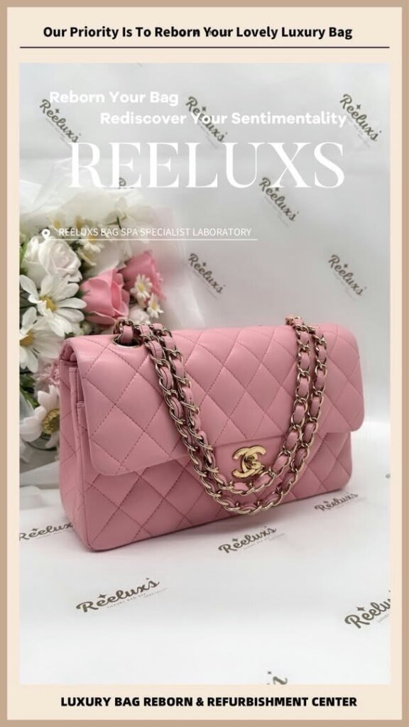 Classic Double Flap Bag Leather Color Faded & Stain Problem Restoration |… — frame 10