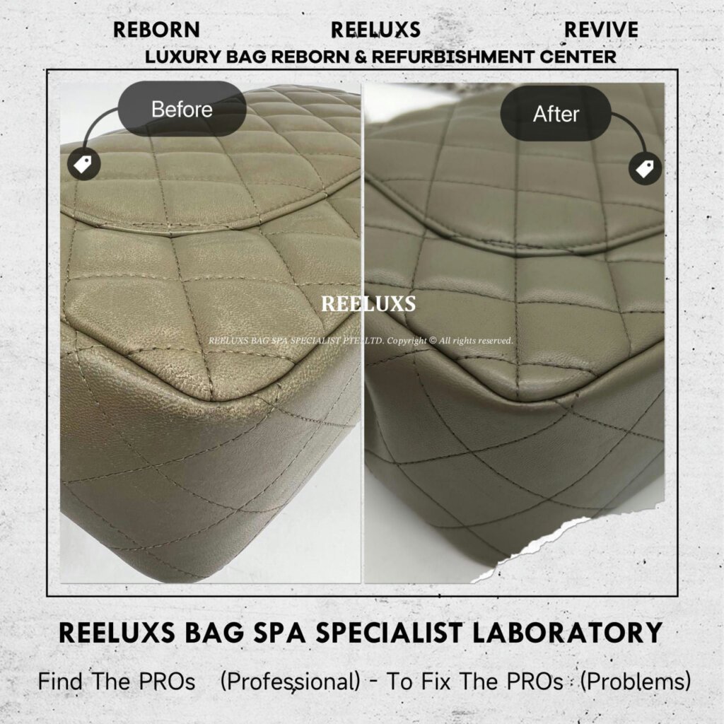 Classic Flap Color Faded Leather Scratches — frame 4