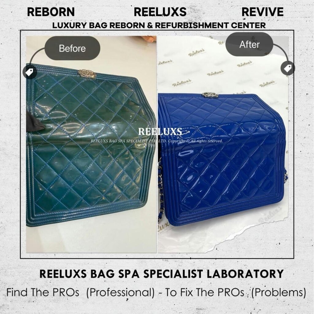 Boy Wallet On Chain (WOC) Bag Patent Leather Color Oxidation Problem — frame 2