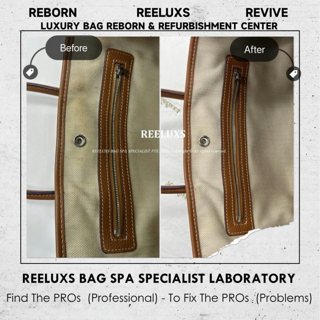 Garden Party Handbag Fabric Yellowish Stain Problem Nano Spa Treatment | REELUXS — frame 4