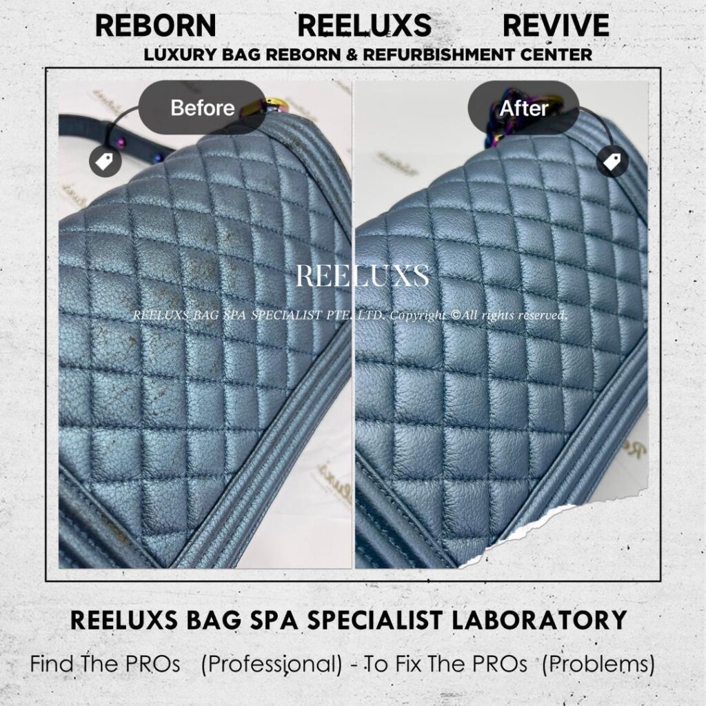 Boy Color Peel Off Leather Heavy Damaged Restoration | REELUXS — frame 7